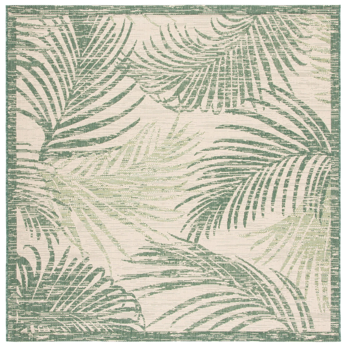 Safavieh Courtyard Cy7557 - 32212 Beige/Green Rugs - Safavieh - cy7557 - 32212 - 7sq