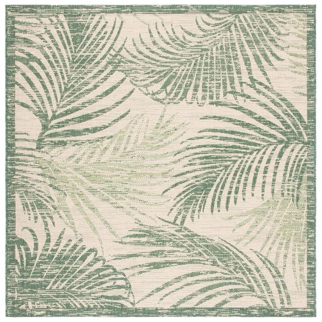 Safavieh Courtyard Cy7557 - 32212 Beige/Green Rugs - Safavieh - cy7557 - 32212 - 7sq