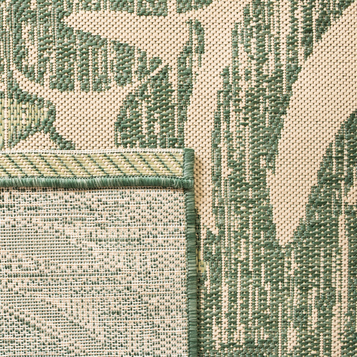 Safavieh Courtyard Cy7560 - 32212 Beige/Green Rugs - Safavieh - cy7560 - 32212 - 7r