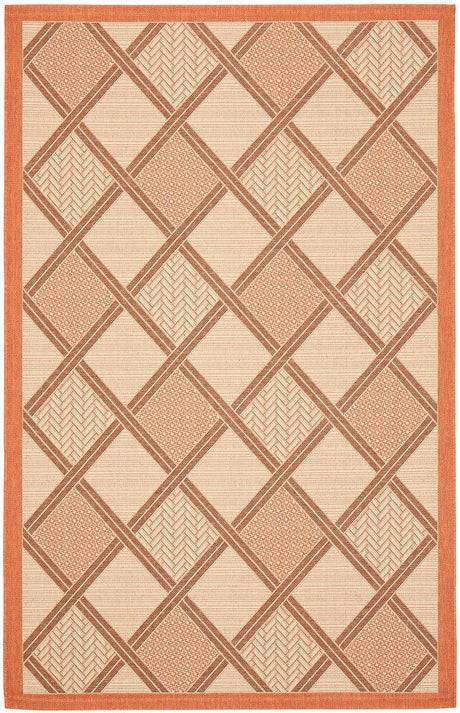 Safavieh Courtyard Cy7570 - 11A7 Cream / Terracotta Rugs - Safavieh - cy7570 - 11a7 - 4