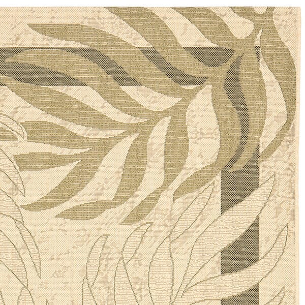 Safavieh Courtyard Cy7836 - 14A5 Cream / Green Rugs - Safavieh - cy7836 - 14a5 - 2