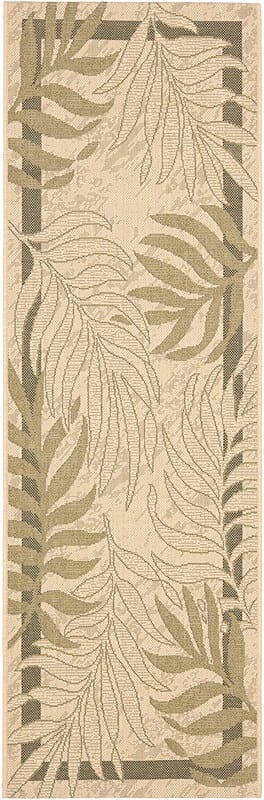 Safavieh Courtyard Cy7836 - 14A5 Cream / Green Rugs - Safavieh - cy7836 - 14a5 - 27