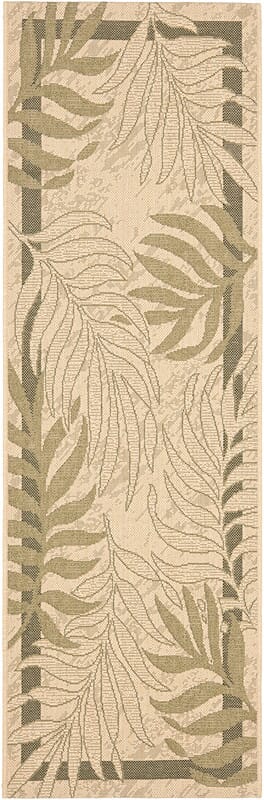 Safavieh Courtyard Cy7836 - 14A5 Cream / Green Rugs - Safavieh - cy7836 - 14a5 - 28