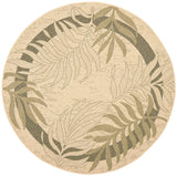 Safavieh Courtyard Cy7836 - 14A5 Cream / Green Rugs - Safavieh - cy7836 - 14a5 - 5r