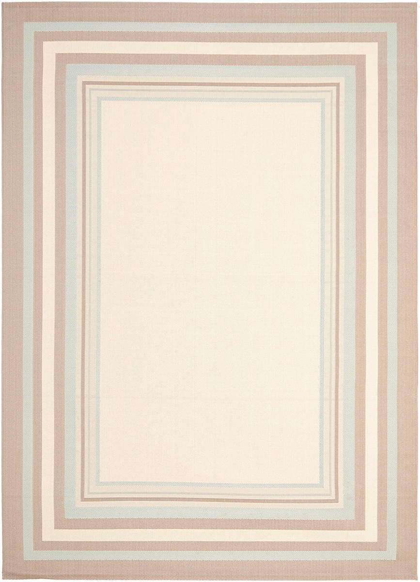 Safavieh Courtyard Cy7896 - 79A18 Beige / Blue Rugs - Safavieh - cy7896 - 79a18 - 4