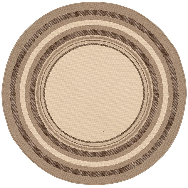 Safavieh Courtyard Cy7896 - 79A7 Beige / Dark Beige Rugs - Safavieh - cy7896 - 79a7 - 5r