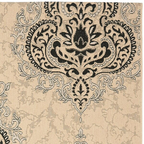 Safavieh Courtyard Cy7926 - 16A22 Creme / Black Rugs - Safavieh - cy7926 - 16a22 - 2