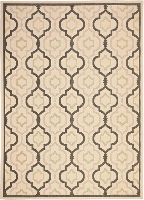 Safavieh Courtyard Cy7938 - 256A21 Beige / Black Rugs - Safavieh - cy7938 - 256a21 - 2