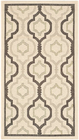 Safavieh Courtyard Cy7938 - 256A21 Beige / Black Rugs - Safavieh - cy7938 - 256a21 - 5r