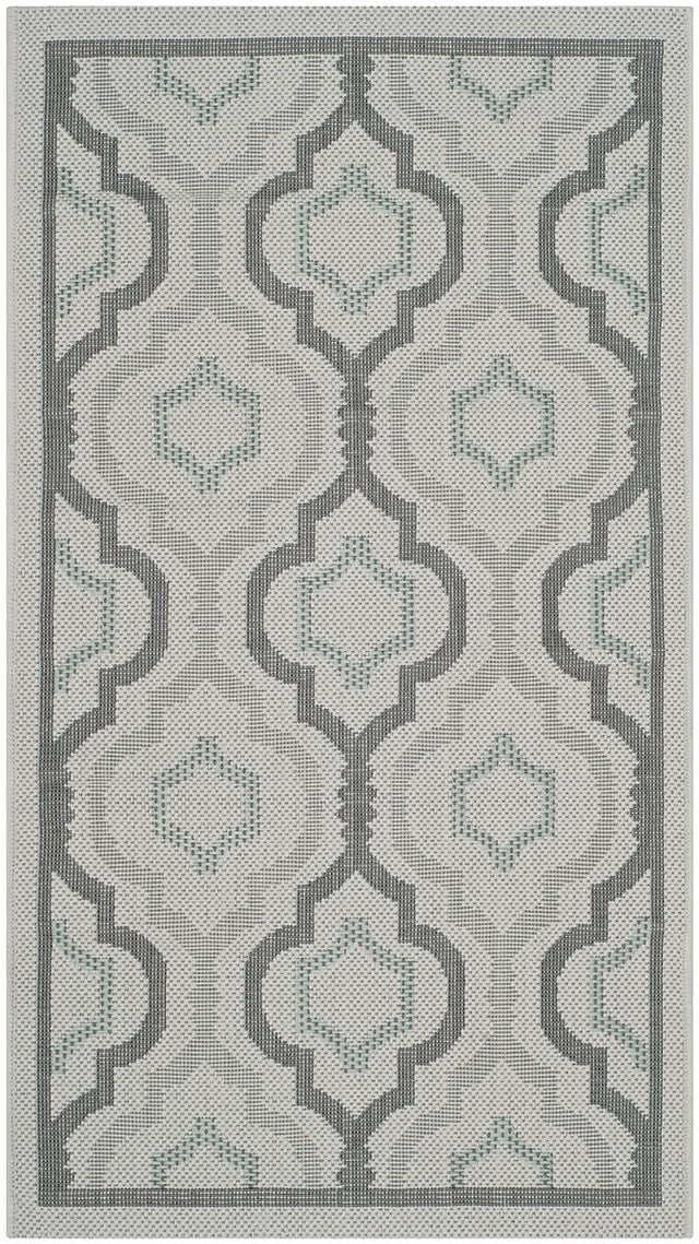 Safavieh Courtyard Cy7938 - 78A18 Light Grey / Anthracite Rugs - Safavieh - cy7938 - 78a18 - 5r