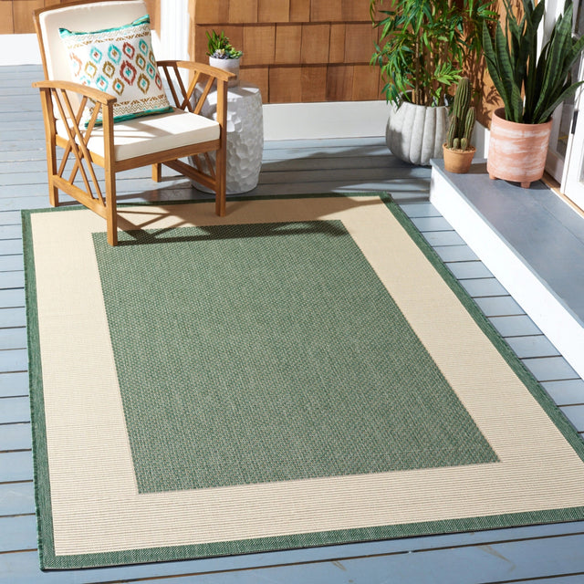 Safavieh Courtyard Cy7987 - 32221 Dark Green/Beige Rugs - Safavieh - cy7987 - 32221 - 2