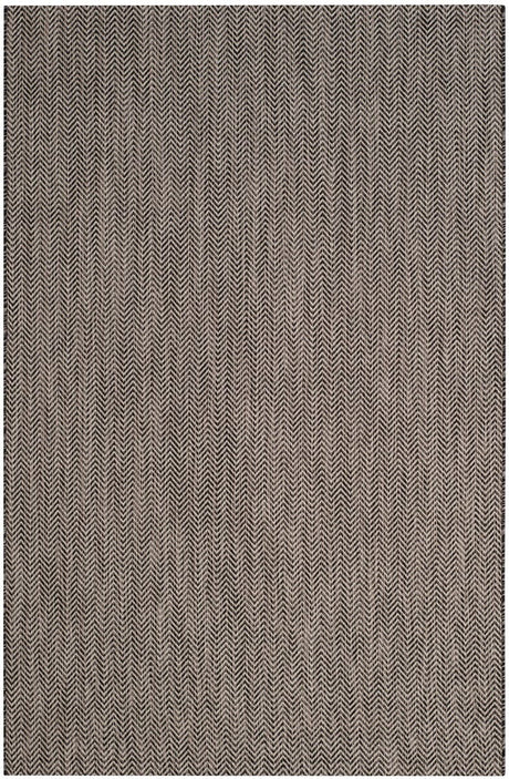 Safavieh Courtyard Cy8022 - 36621 Black / Beige Rugs - Safavieh - cy8022 - 36621 - 7sq