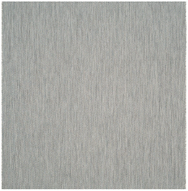 Safavieh Courtyard Cy8022 - 36812 Grey / Navy Rugs - Safavieh - cy8022 - 36812 - 5sq