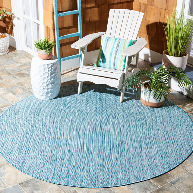 Safavieh Courtyard Cy8022 - 37121 Aqua / Grey Rugs - Safavieh - cy8022 - 37121 - 2