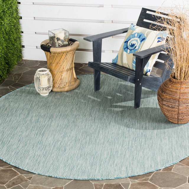 Safavieh Courtyard Cy8022 Aqua/Grey Rug - Safavieh - cy8022 - 37121 - 216