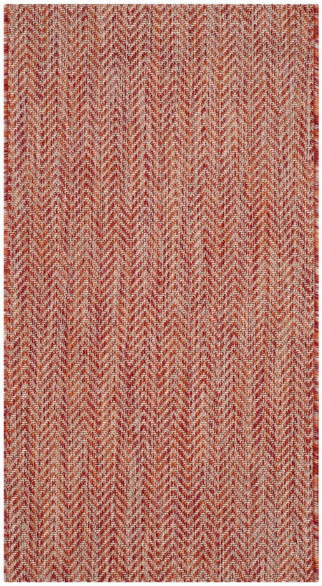 Safavieh Courtyard Cy8022 Red/Beige Rug - Safavieh - cy8022 - 36521 - 5r