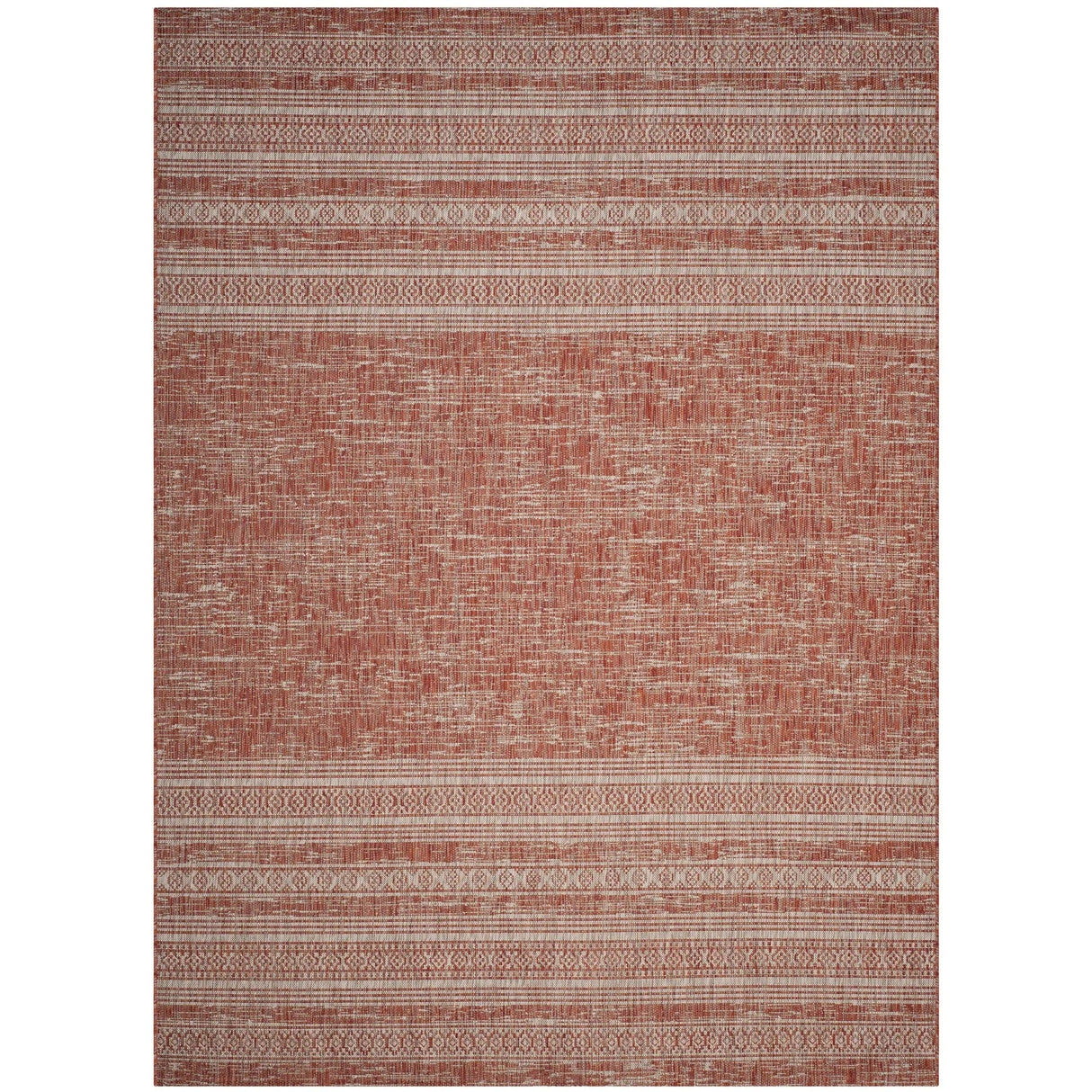 Safavieh Courtyard Cy8061 - 36521 Rust/Light Grey Rugs - Safavieh - cy8061 - 36521 - 5