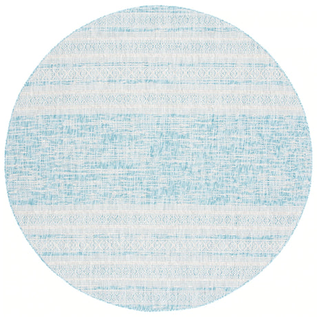 Safavieh Courtyard Cy8061 - 37121 Aqua/Grey Rugs - Safavieh - cy8061 - 37121 - 5