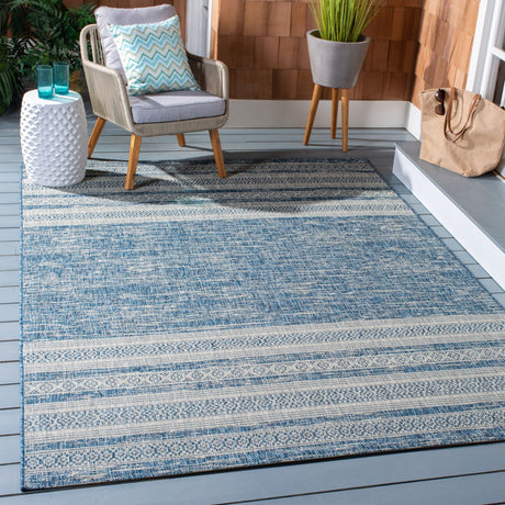 Safavieh Courtyard Cy8061 Navy/Grey Rug - Safavieh - cy8061 - 36821 - 2