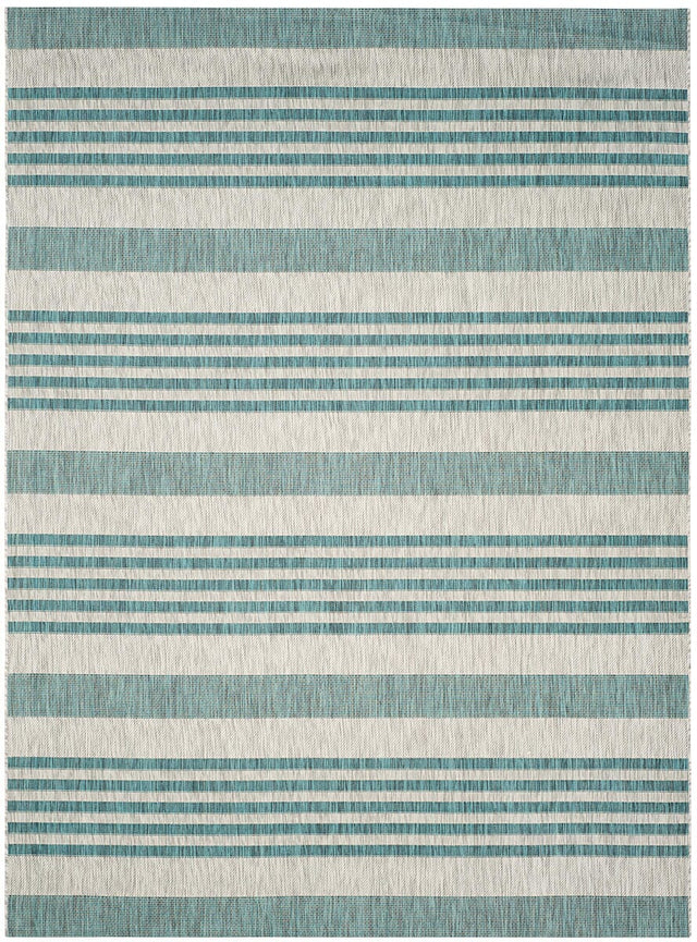 Safavieh Courtyard Cy8062 - 37212 Grey / Blue Rugs - Safavieh - cy8062 - 37212 - 7r