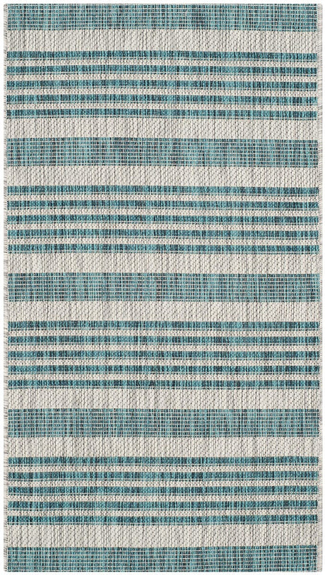 Safavieh Courtyard Cy8062 - 37212 Grey / Blue Rugs - Safavieh - cy8062 - 37212 - 7r