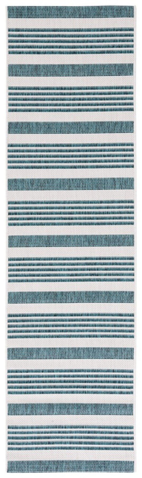 Safavieh Courtyard Cy8062 - 53512 Ivory/Teal Rugs - Safavieh - cy8062 - 53512 - 28