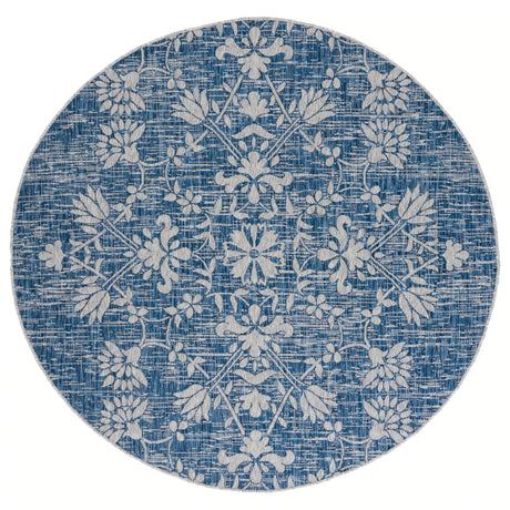 Safavieh Courtyard Cy8064 - 36821 Navy/Grey Rugs - Safavieh - cy8064 - 36821 - 7r