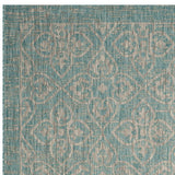 Safavieh Courtyard Cy8066 - 37121 Aqua/Grey Rugs - Safavieh - cy8066 - 37121 - 5