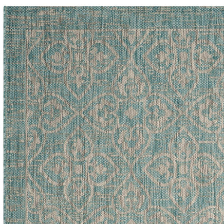 Safavieh Courtyard Cy8066 - 37121 Aqua/Grey Rugs - Safavieh - cy8066 - 37121 - 5