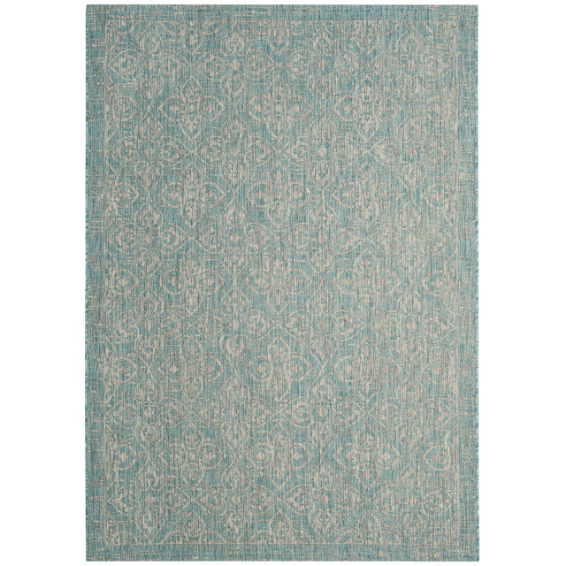 Safavieh Courtyard Cy8066 - 37121 Aqua/Grey Rugs - Safavieh - cy8066 - 37121 - 5