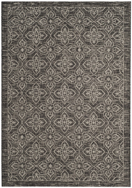 Safavieh Courtyard Cy8066 - 37621 Black/Light Grey Rugs - Safavieh - cy8066 - 37621 - 5