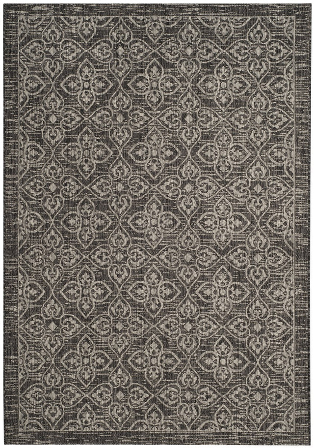 Safavieh Courtyard Cy8066 - 37621 Black/Light Grey Rugs - Safavieh - cy8066 - 37621 - 5