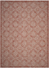 Safavieh Courtyard Cy8066 Rust/Light Grey Rug - Safavieh - cy8066 - 36521 - 5