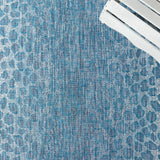 Safavieh Courtyard Cy8100 Blue/Ivory Rug - Safavieh - cy8100 - 53412 - 7r