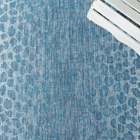 Safavieh Courtyard Cy8100 Blue/Ivory Rug - Safavieh - cy8100 - 53412 - 7r