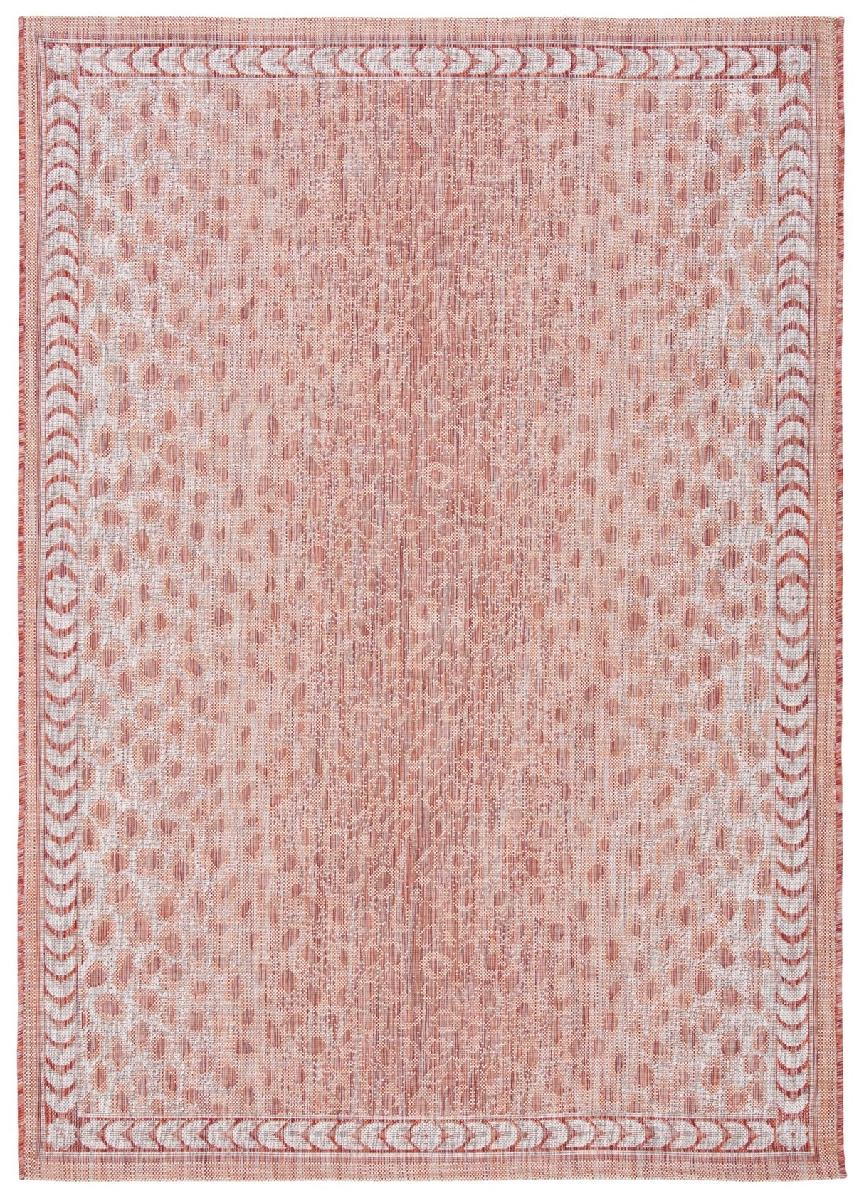 Safavieh Courtyard Cy8100 Rust/Beige Rug - Safavieh - cy8100 - 36512 - 2