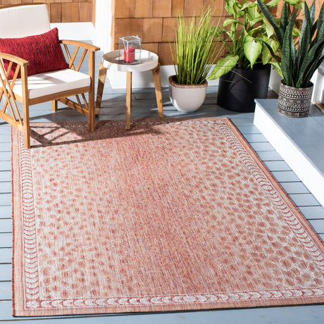 Safavieh Courtyard Cy8100 Rust/Beige Rug - Safavieh - cy8100 - 36512 - 2