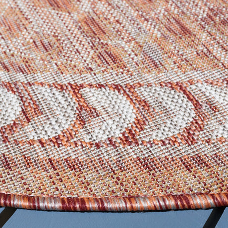Safavieh Courtyard Cy8100 Rust/Beige Rug - Safavieh - cy8100 - 36512 - 2