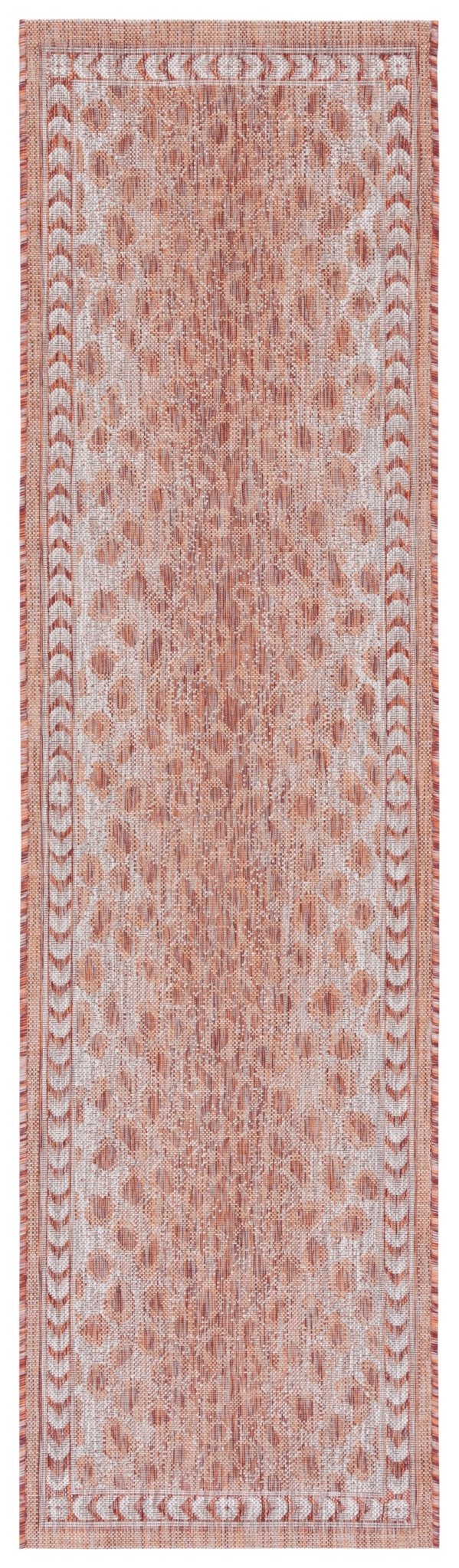 Safavieh Courtyard Cy8100 Rust/Beige Rug - Safavieh - cy8100 - 36512 - 3