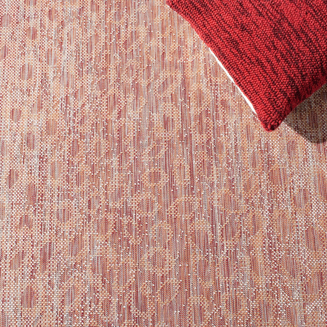 Safavieh Courtyard Cy8100 Rust/Beige Rug - Safavieh - cy8100 - 36512 - 7r