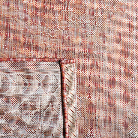 Safavieh Courtyard Cy8100 Rust/Beige Rug - Safavieh - cy8100 - 36512 - 7r