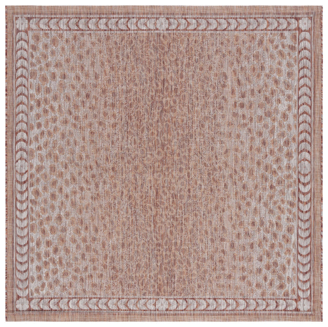 Safavieh Courtyard Cy8100 Rust/Beige Rug - Safavieh - cy8100 - 36512 - 7sq