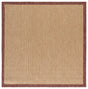 Safavieh Courtyard 6'-7" x 6'-7" Rug in Beige / Red