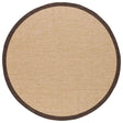 Safavieh Courtyard 6'-7" x 6'-7" Rug in Natural / Brown