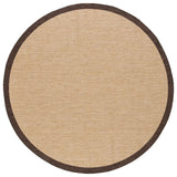 Safavieh Courtyard 6'-7" x 6'-7" Rug in Natural / Brown