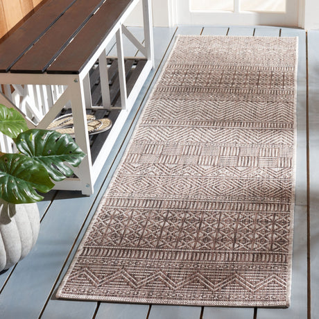 Safavieh Courtyard Cy8196 - 36312 Grey/Brown Rugs - Safavieh - cy8196 - 36312 - 7r