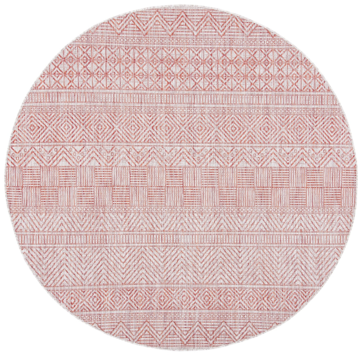 Safavieh Courtyard Cy8196 - 36512 Beige/Rust Rugs - Safavieh - cy8196 - 36512 - 7r