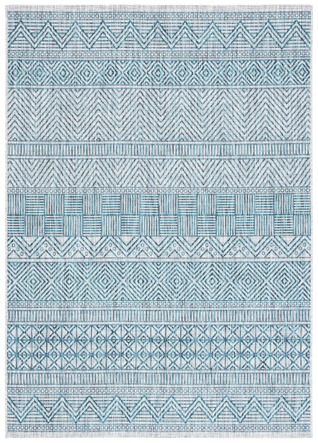 Safavieh Courtyard Cy8196 - 37212 Grey/Teal Rugs - Safavieh - cy8196 - 37212 - 2