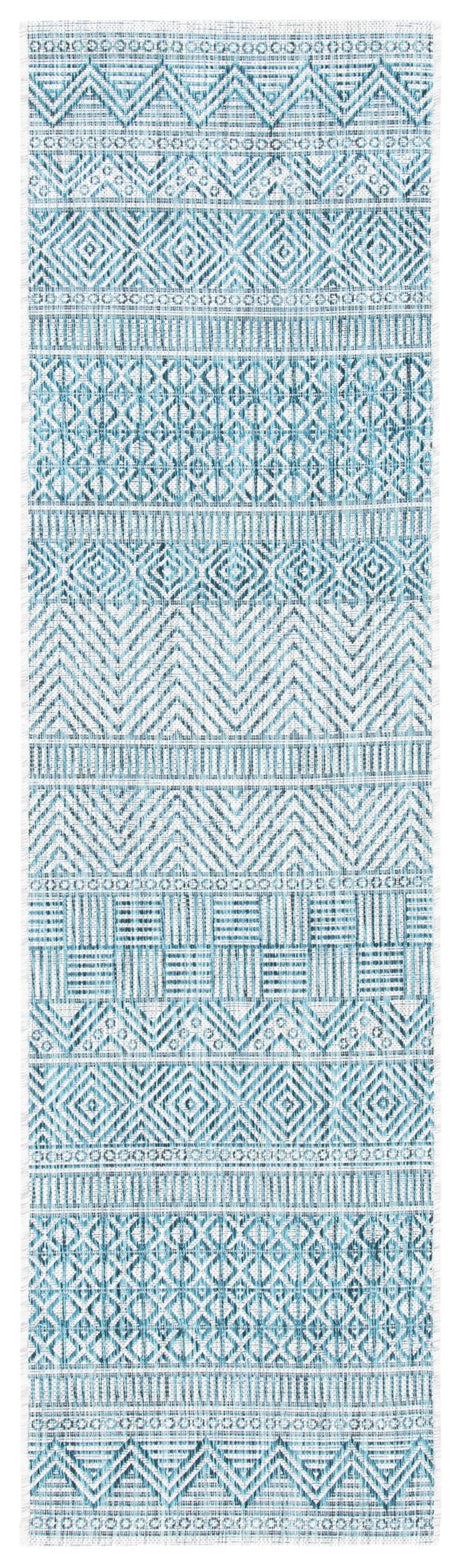 Safavieh Courtyard Cy8196 - 37212 Grey/Teal Rugs - Safavieh - cy8196 - 37212 - 28