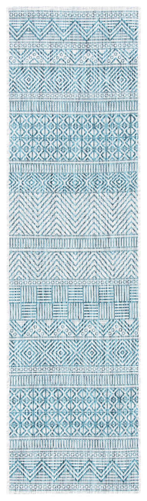 Safavieh Courtyard Cy8196 - 37212 Grey/Teal Rugs - Safavieh - cy8196 - 37212 - 28